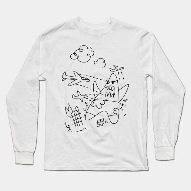 Spongebob Patrick Star Sign Signature 01 Long Sleeve T-Shirt by kaitokid